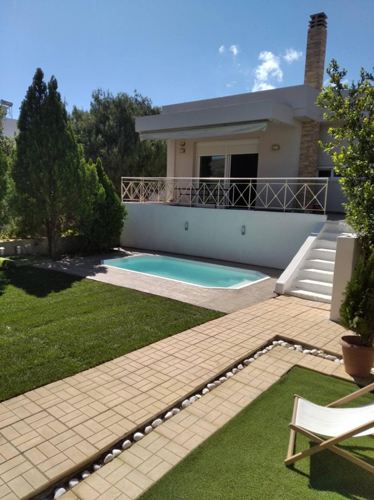 Kalivia Thorikou Cozy Villa Vita Lagonisi מראה חיצוני תמונה
